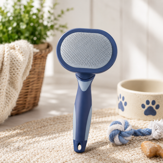 3-Piece Dog Slicker Brush & Comb Set