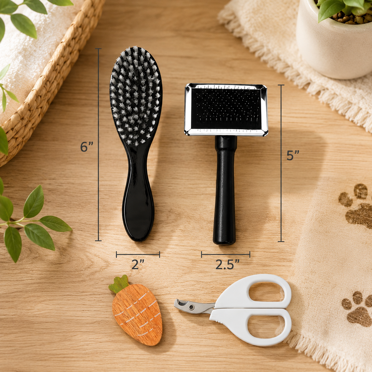 4-Piece Pet Grooming Kit