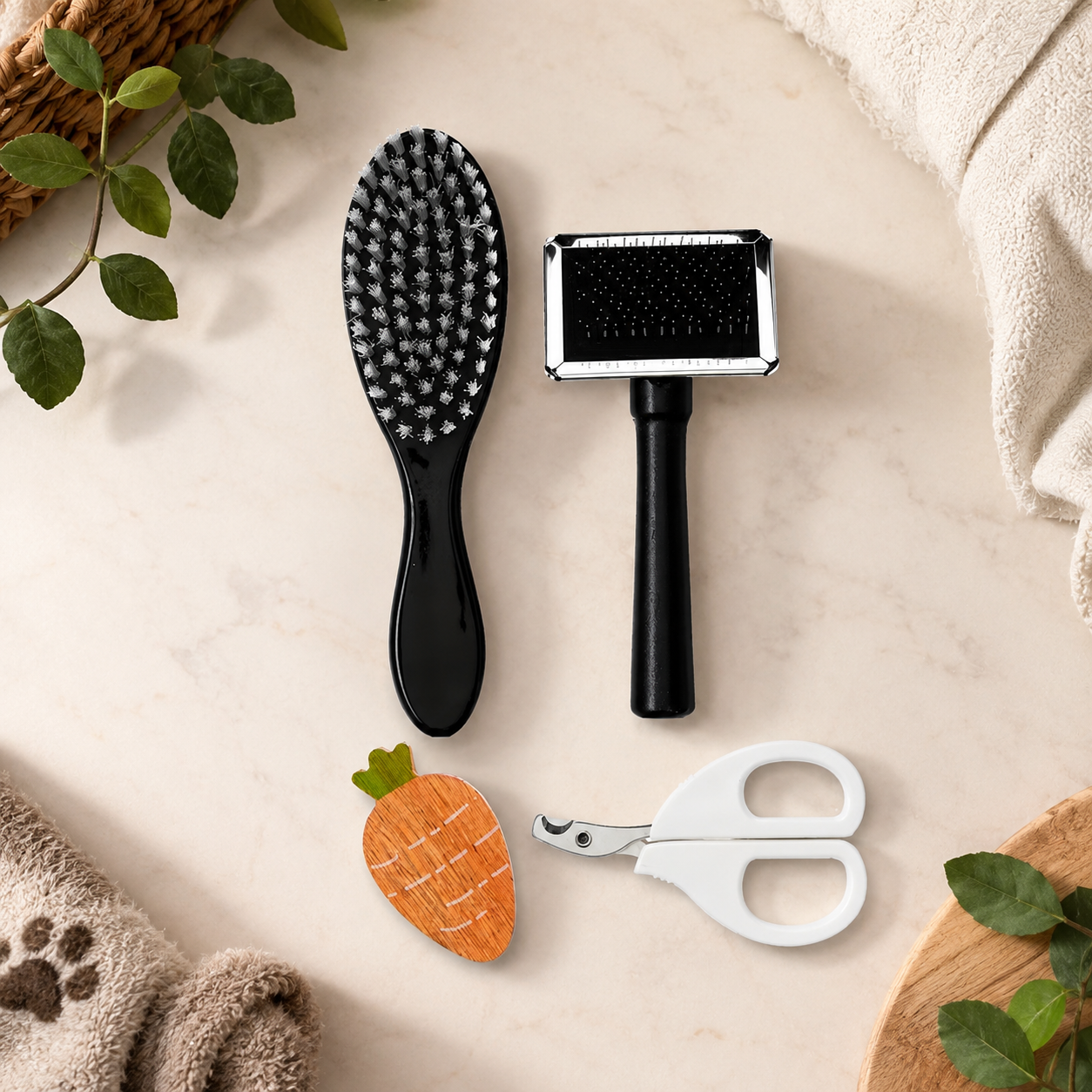 4-Piece Pet Grooming Kit